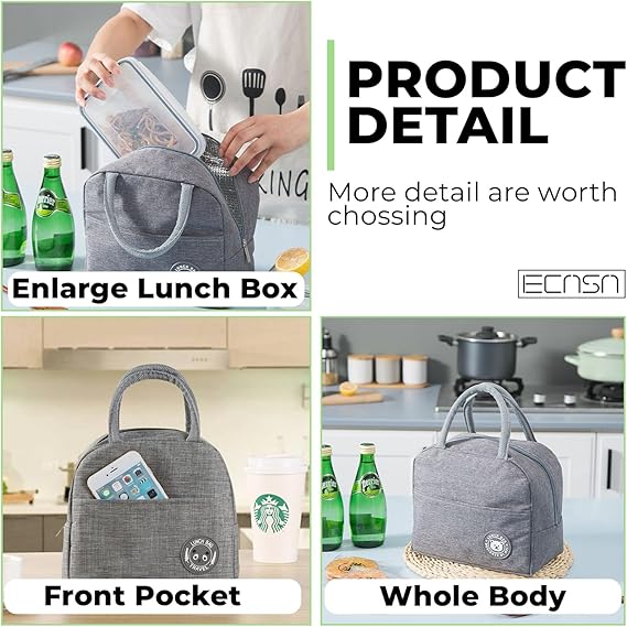 Insulated Lunch Box Bag
