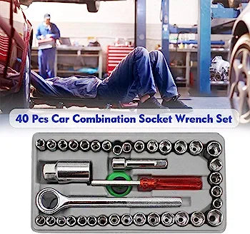 40 in 1 Combination Socket Wrench Tool