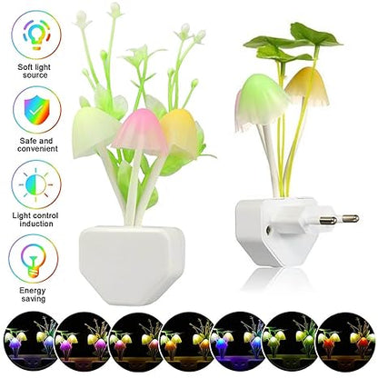 Energy Saving Mushroom and Flower Lamp