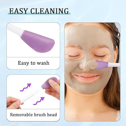 Silicone Face Mask Brush (2 Pcs)